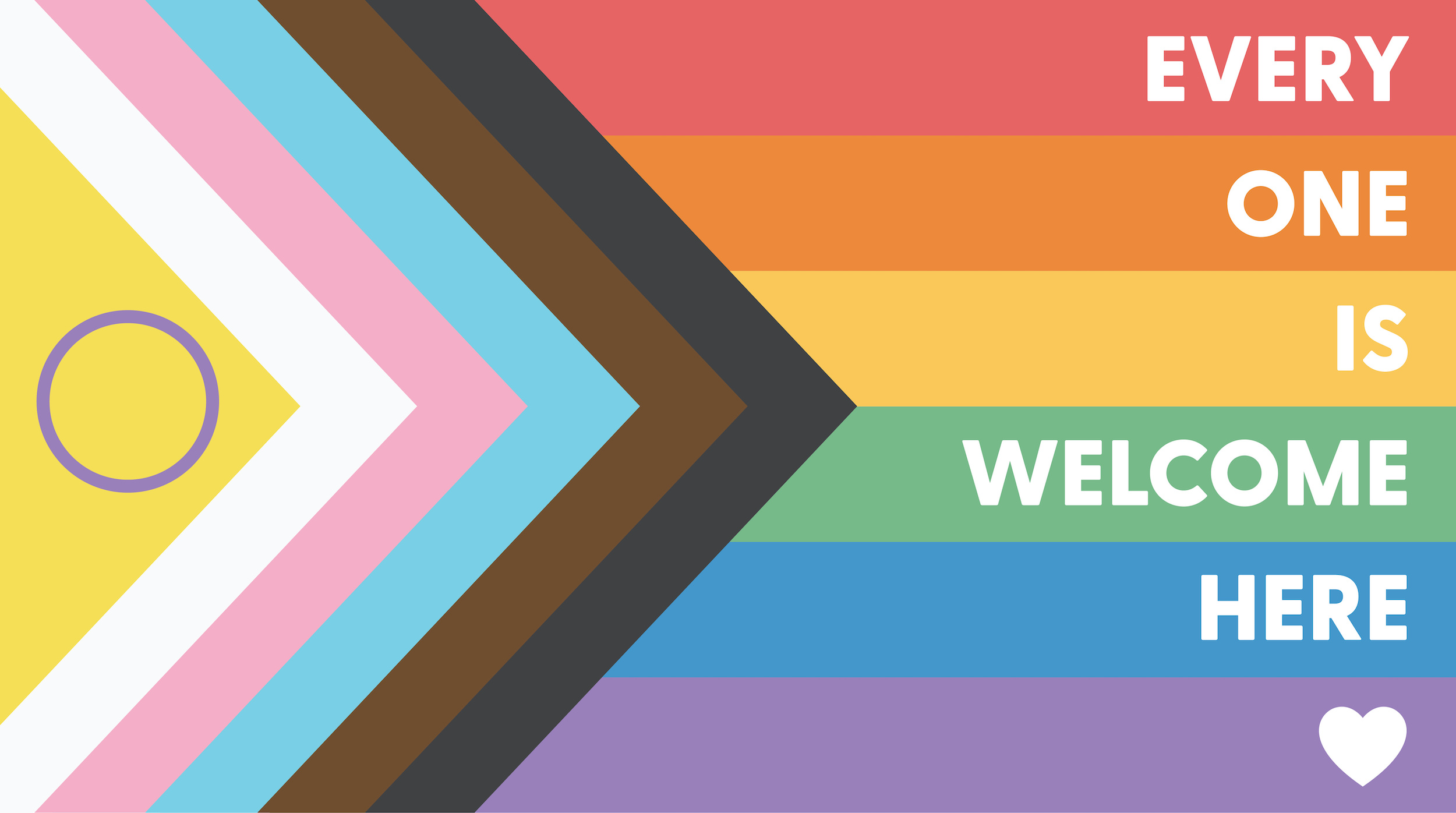 Everyone is welcome here. LGBT safe space.